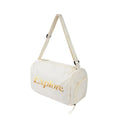 Nature Print Oxford Fitness Bag Waterproof Crossbody Gym Duffle Bag Large Capacity Yoga Travel Bag With Shoe Pocket Oasis Select White