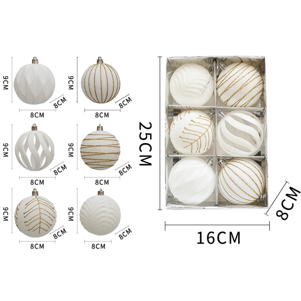 For Wedding Ceremonies Festive Tree Decor Christmas Party Decor Home Hanging Loop Design Reusable Holiday Balls Oasis Select White China Mainland