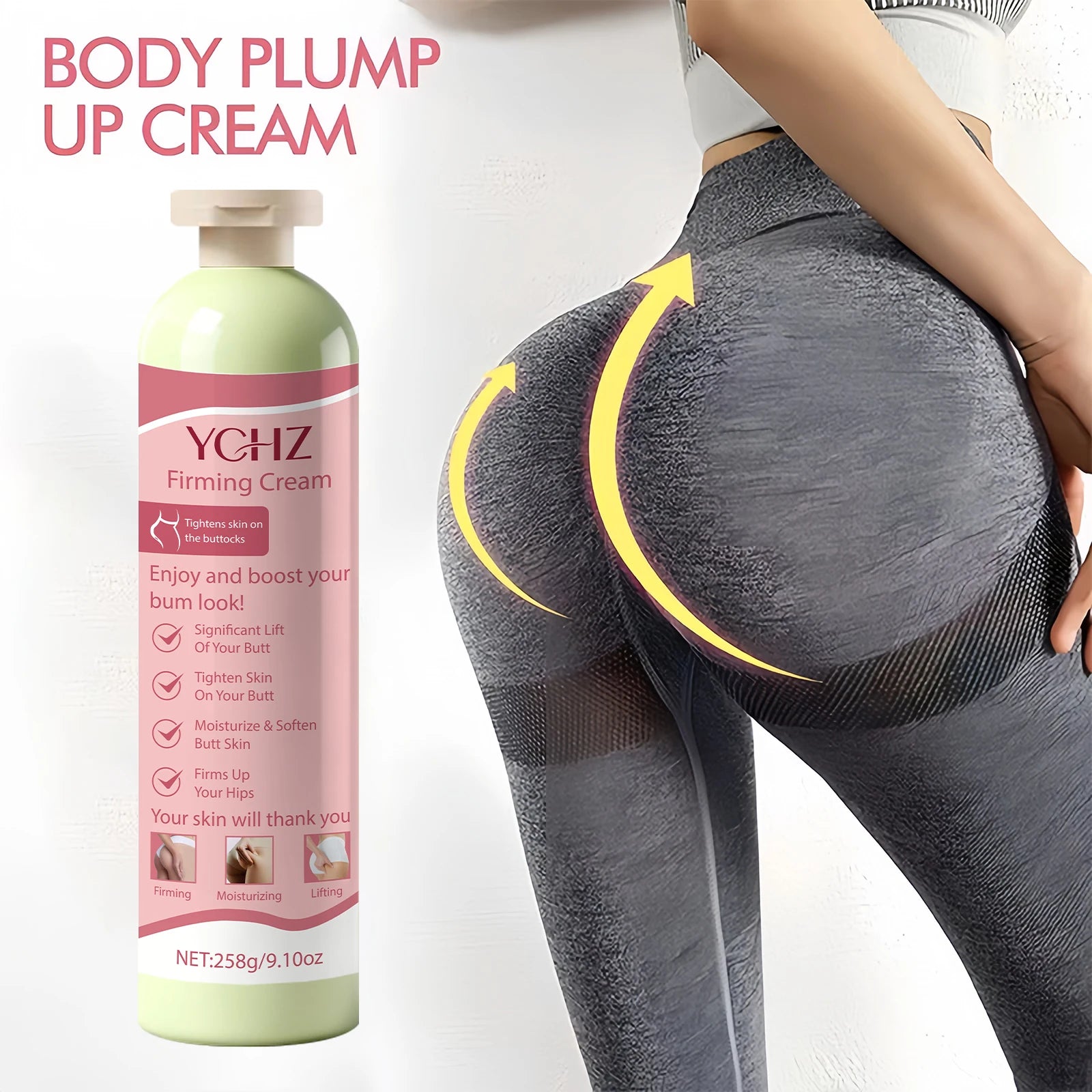 Firming Body Cream | Collagen, Hyaluronic Acid & Ceramide – 258g