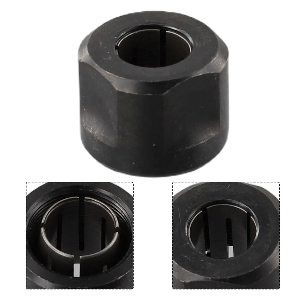 1/2 Inch Collet Chuck Adapter Nut Plunge Electric Router Bit Collets 12.7mm Center Hole For Makita 3612 Durable Oasis Select