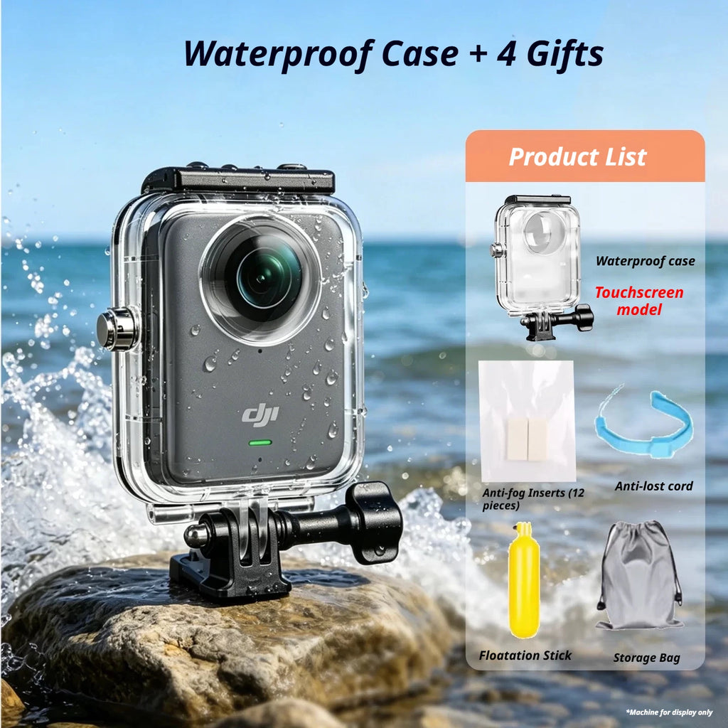 45m Waterproof Dive Case for DJI Osmo 360 | Protective Housing