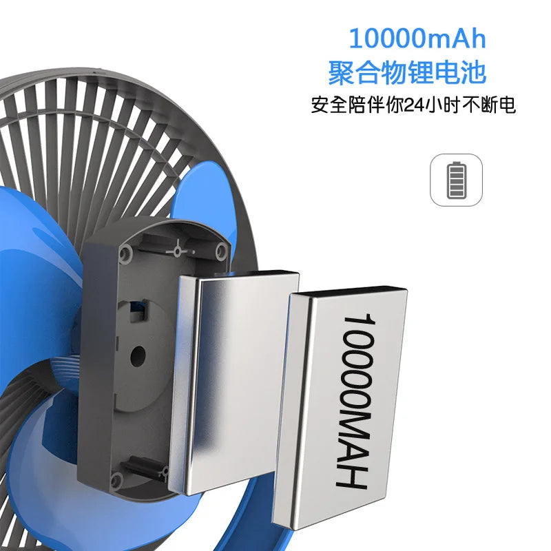URGGU 8" Clip-On USB Desktop Fan – Brushless & Quiet