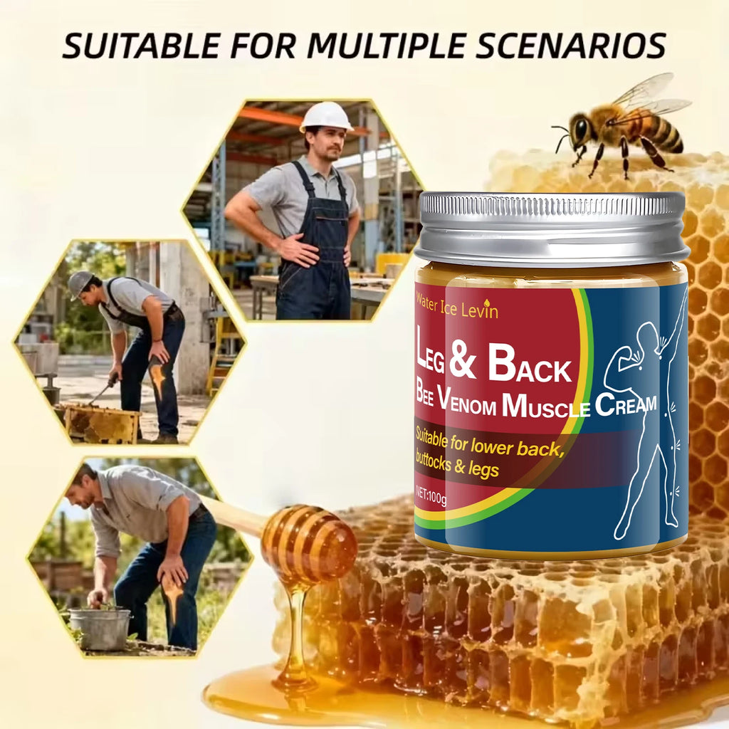 Bee Venom Muscle Cream – Lower Back, Buttocks & Legs Body Muscle Cream Oasis Select