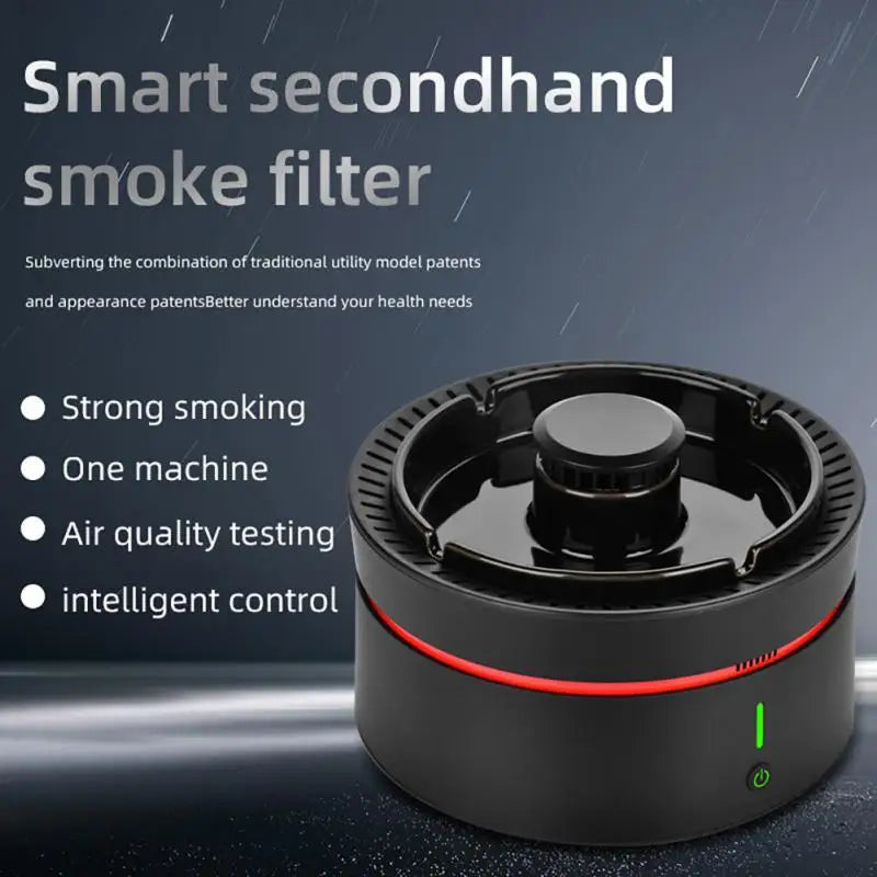 Smart Ashtray Air Purifier Multifunctional Removal Second-hand Smoke Household And Commercial Desktop Negative Ion Purifier Oasis Select