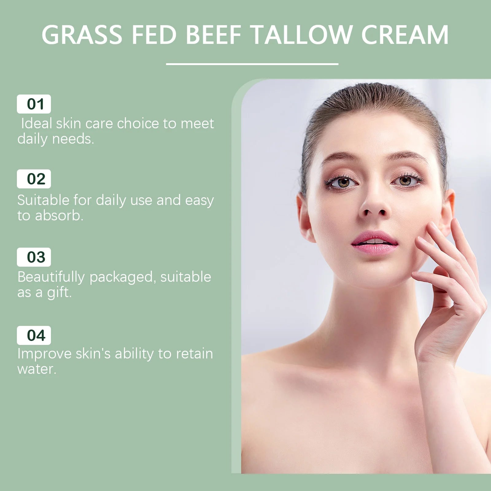 Hoygi Tallow Face & Body Cream – Moisturizing & Firming Tallow Body Cream Oasis Select