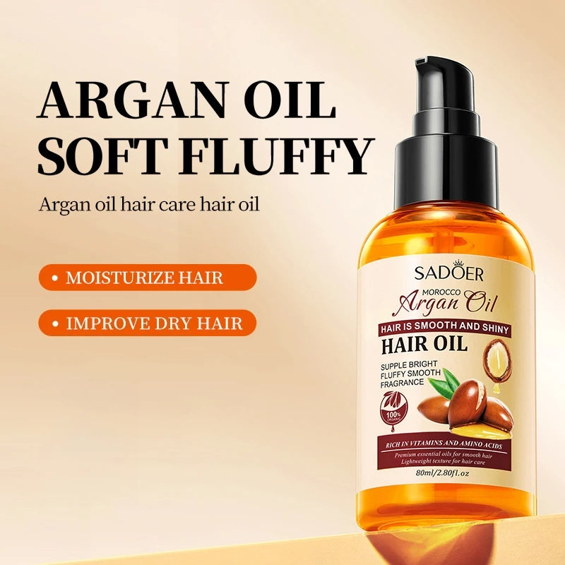 Moroccan Argan Oil Hair Conditioner 80ml – Smooth & Frizz-Free Hair Conditioning Oil Oasis Select