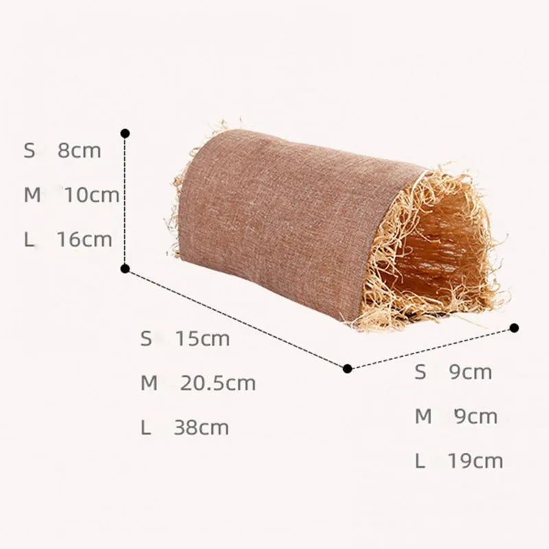 Pet Rabbit Hideaway Toy Hamster Tubes Tunnel Ferret Rats Cage Accessories for Hamster Chinchilla Guinea Pig Cottage Hamster Beds Oasis Select