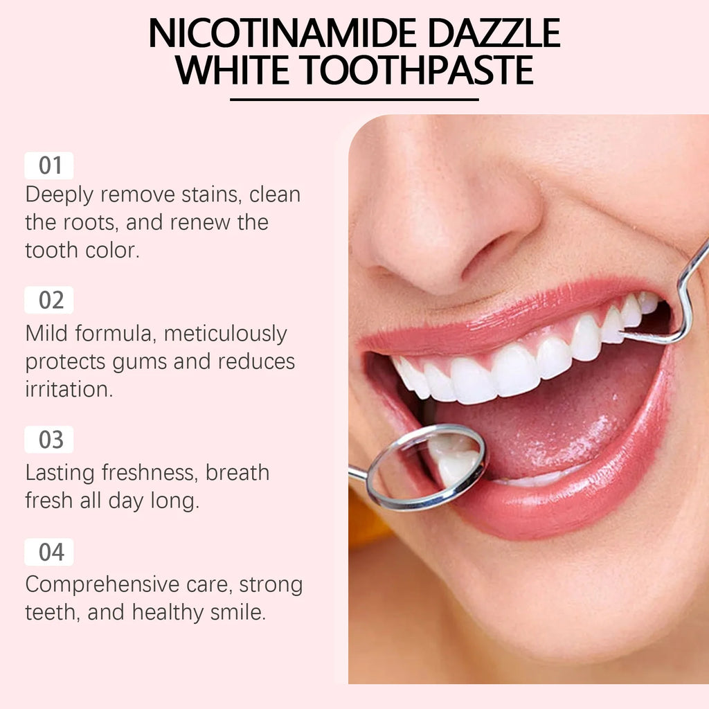 Oralhoe Niacinamide Whitening Toothpaste – Stain & Plaque Removal Whitening Toothpaste Oasis Select