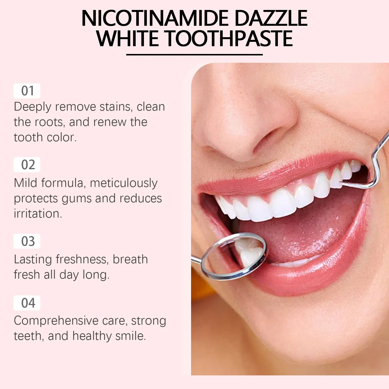 Oralhoe Niacinamide Whitening Toothpaste – Stain & Plaque Removal Whitening Toothpaste Oasis Select