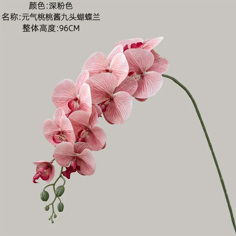 Real Touch Artificial Orchid Home Decor Wedding Decoration Oasis Select Dark pink.