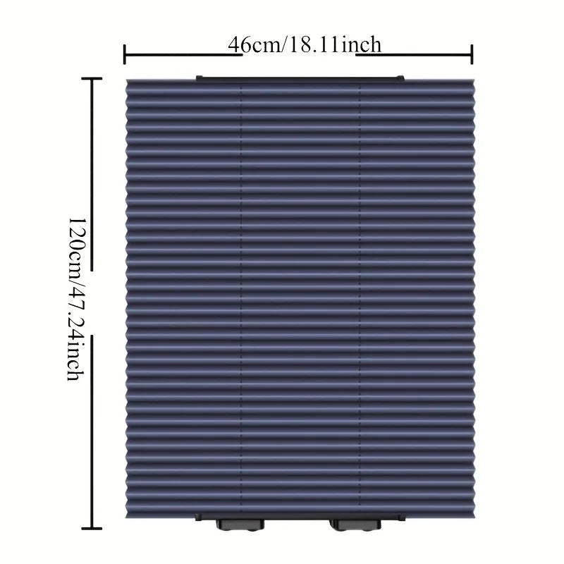 Universal Car Front Rear Window Sunshades Windshield Curtains for Sun Visor Car Sun Shades Summer UV Blocking Sun Protective Oasis Select black