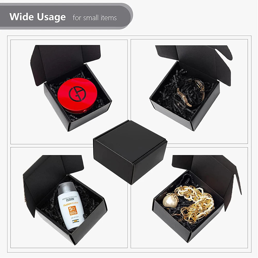 Black Corrugated Mailer Boxes | Small Business Shipping & Gifts