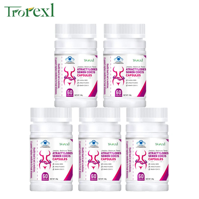 Natural Cassia Seed & Coix seed Pills, Detox Slim, Metabolism Booster, Burn Fat, 100% Herbal, Vegan & NO SIDE EFFECT Oasis Select 5 bottle