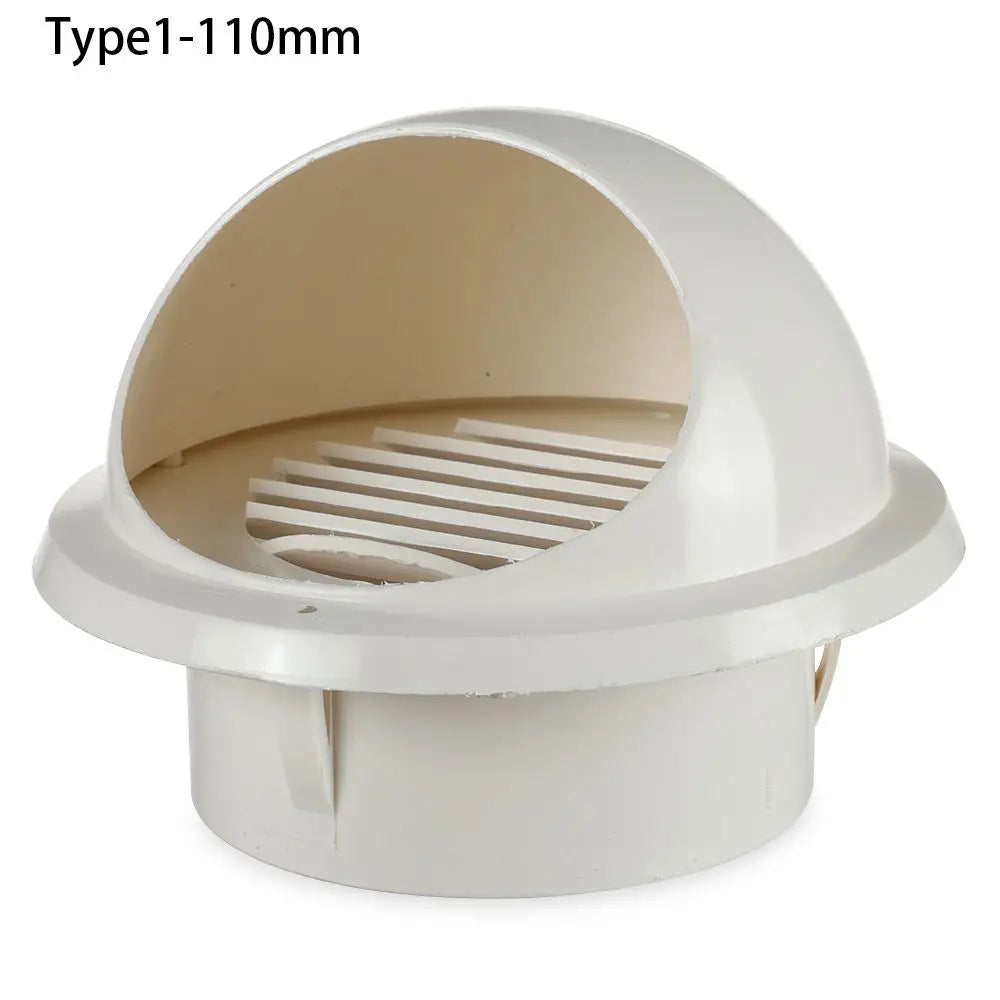PVC Circular Wall Air Vent Cover – 75mm 110mm 160mm Waterproof
