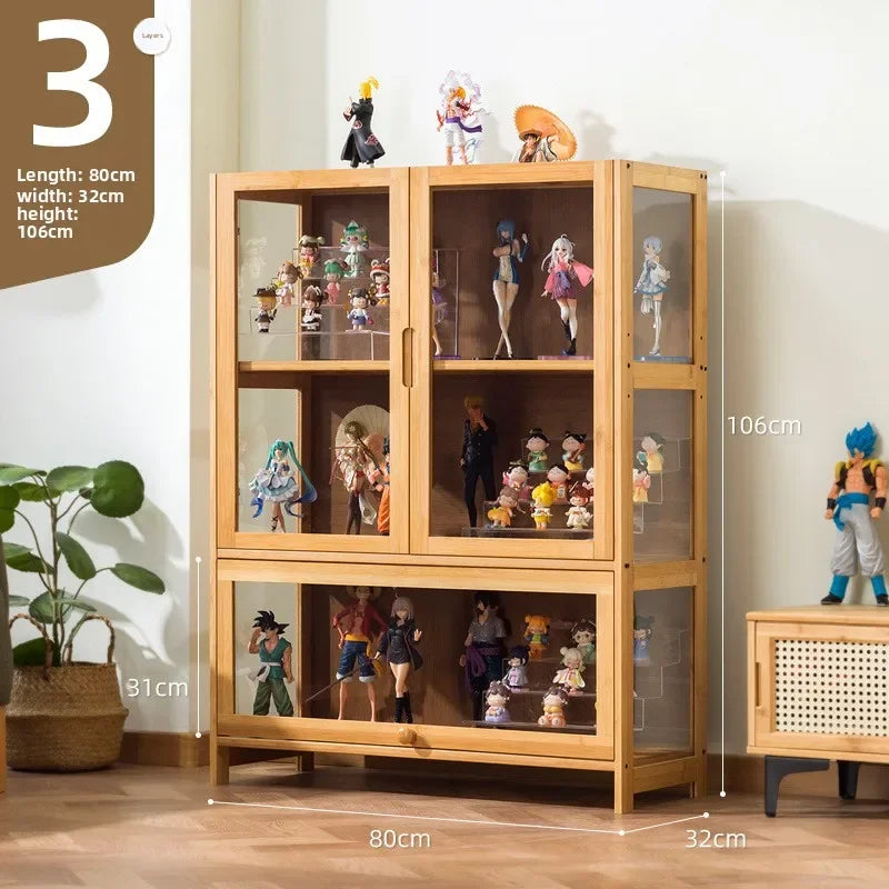 Figure display cabinet building block model Lego acrylic display stand non-glass transparent product ornament display cabinet Oasis Select Primary three 80