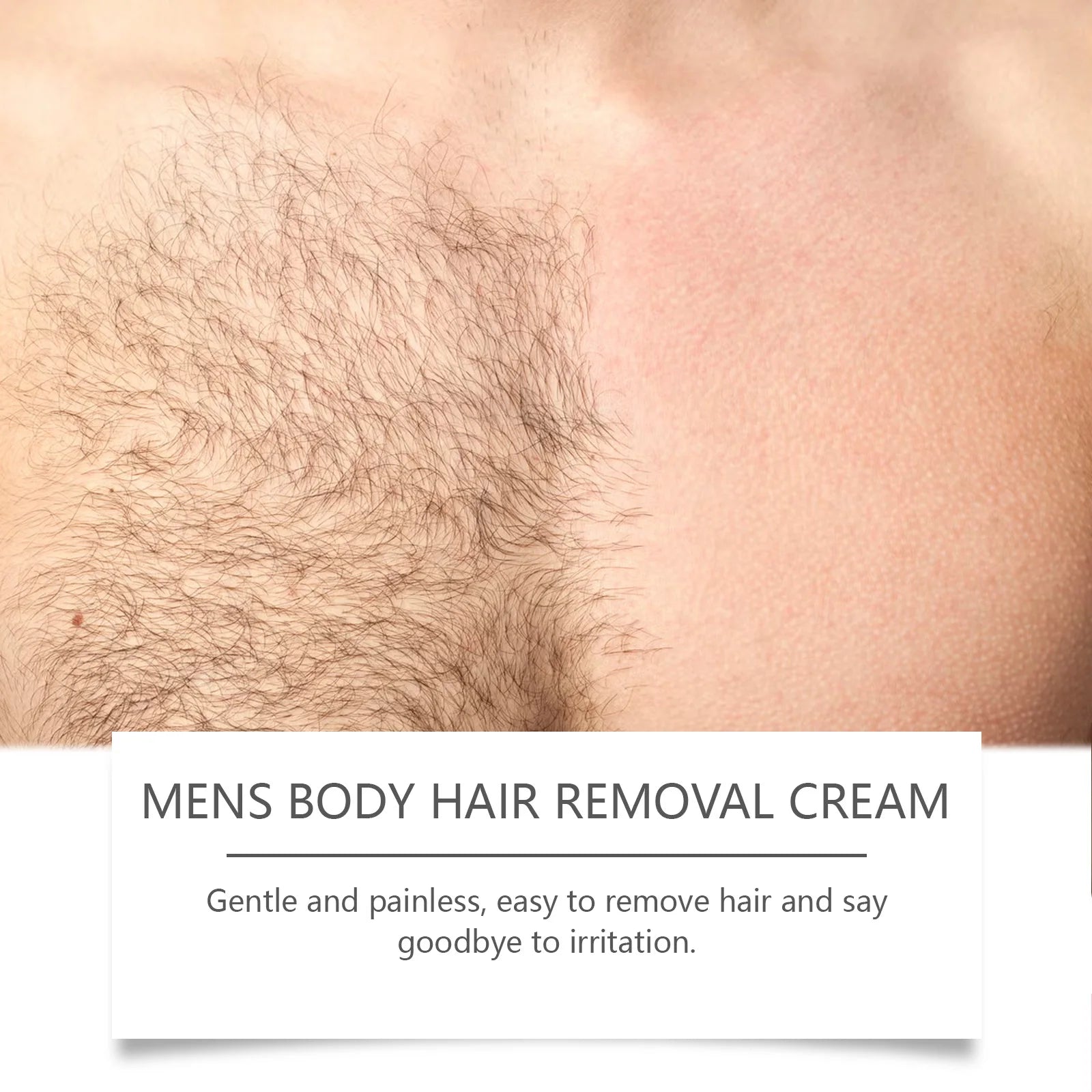 East Moon Men's Hair Removal Cream & Scraper – Painless Body Hair Removal Cream Oasis Select