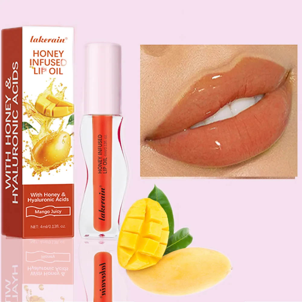 Strawberry Tinted Lip Oil Gloss – Hydrating & Plumping | ibcccndc