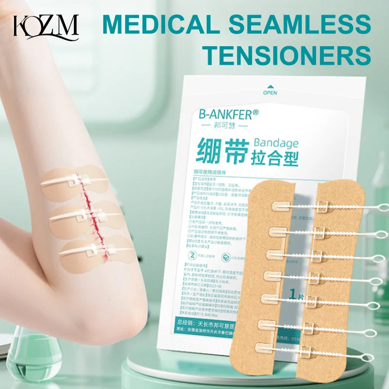 Zipper Wound Closure Patch – Hemostatic No-Suture Bandage