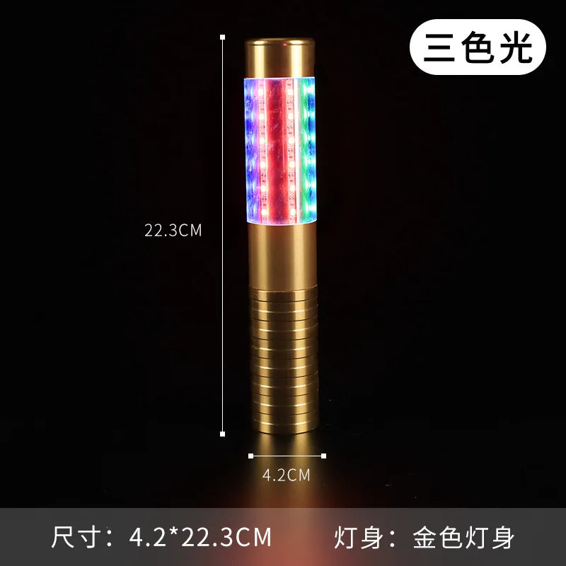 Led Charging, Glowing Flashing Stick, Bar KTV, Handheld Flashing Stick Drinking Atmosphere Extended Atmosphere Champagne Stick Oasis Select Gold RGB