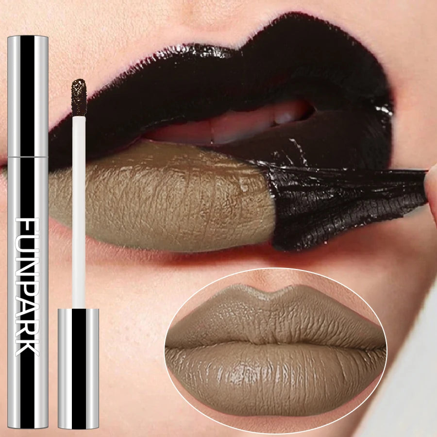 FUNPARK Korean Peel-Off Matte Lip Tint – 5 Colors, Waterproof