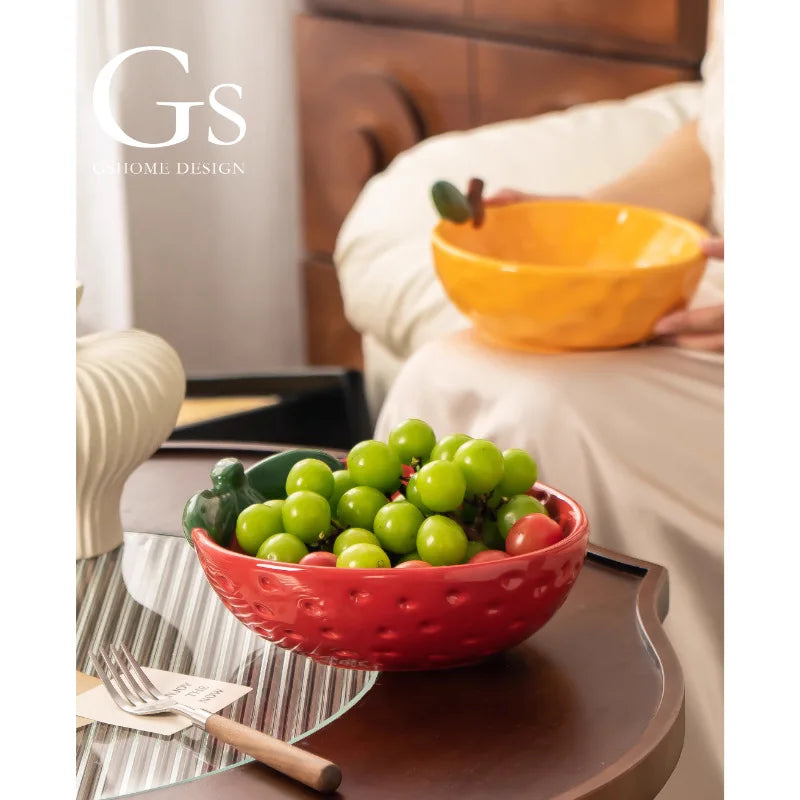 Beautiful Orange Fruit Platter for Home Fruit Storage Exquisite and Of High Appearance Level Oasis Select