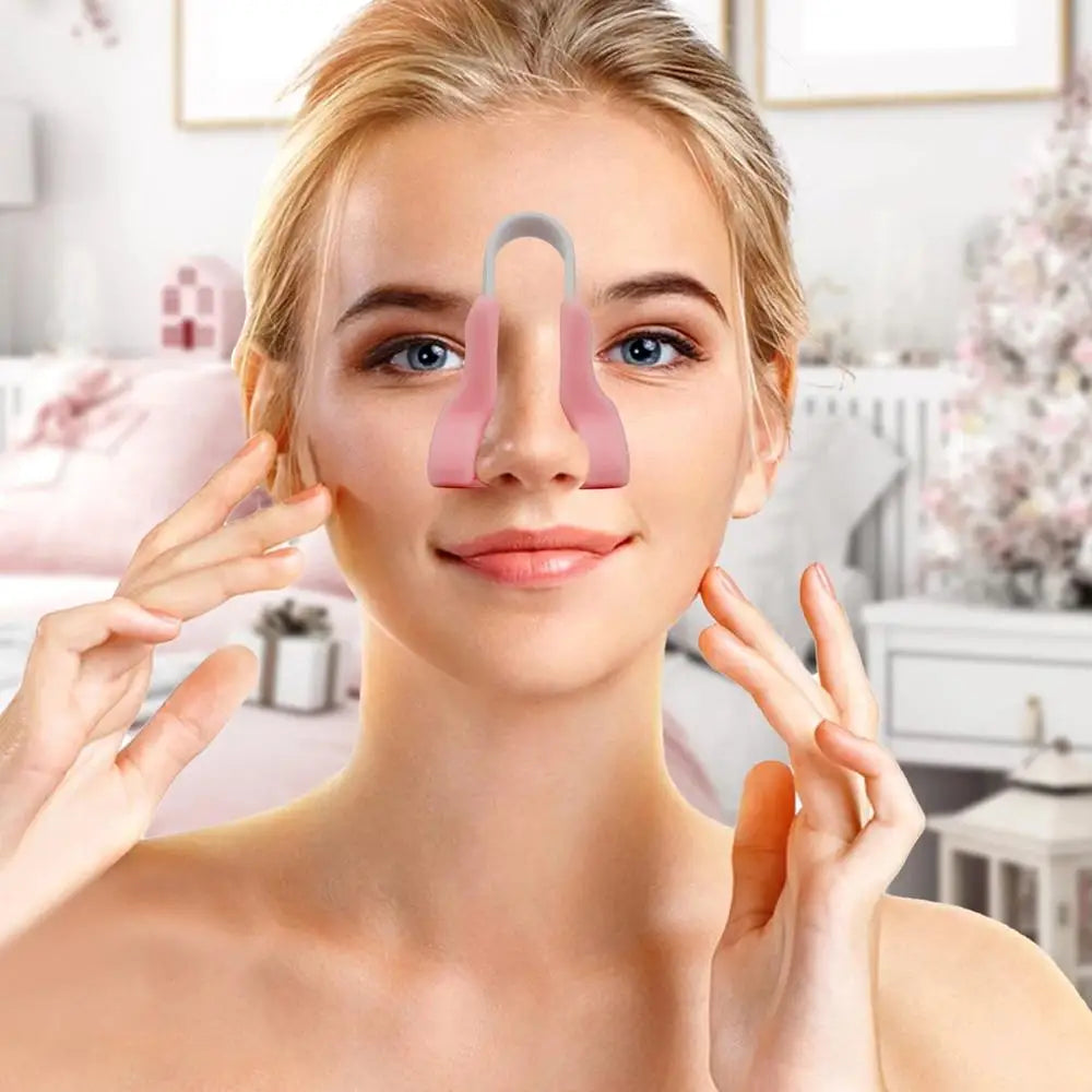 Nose Shaper For Wide Noses Soft Silicone Nose Bridge Enhancer, Corrector, Shrinker Painless Beauty Tool Nose Clip For Women Men Oasis Select