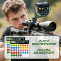 8-Sheet Rifle Scope Turret Stickers for Long Range Shooting Scope Turret Tags Oasis Select white