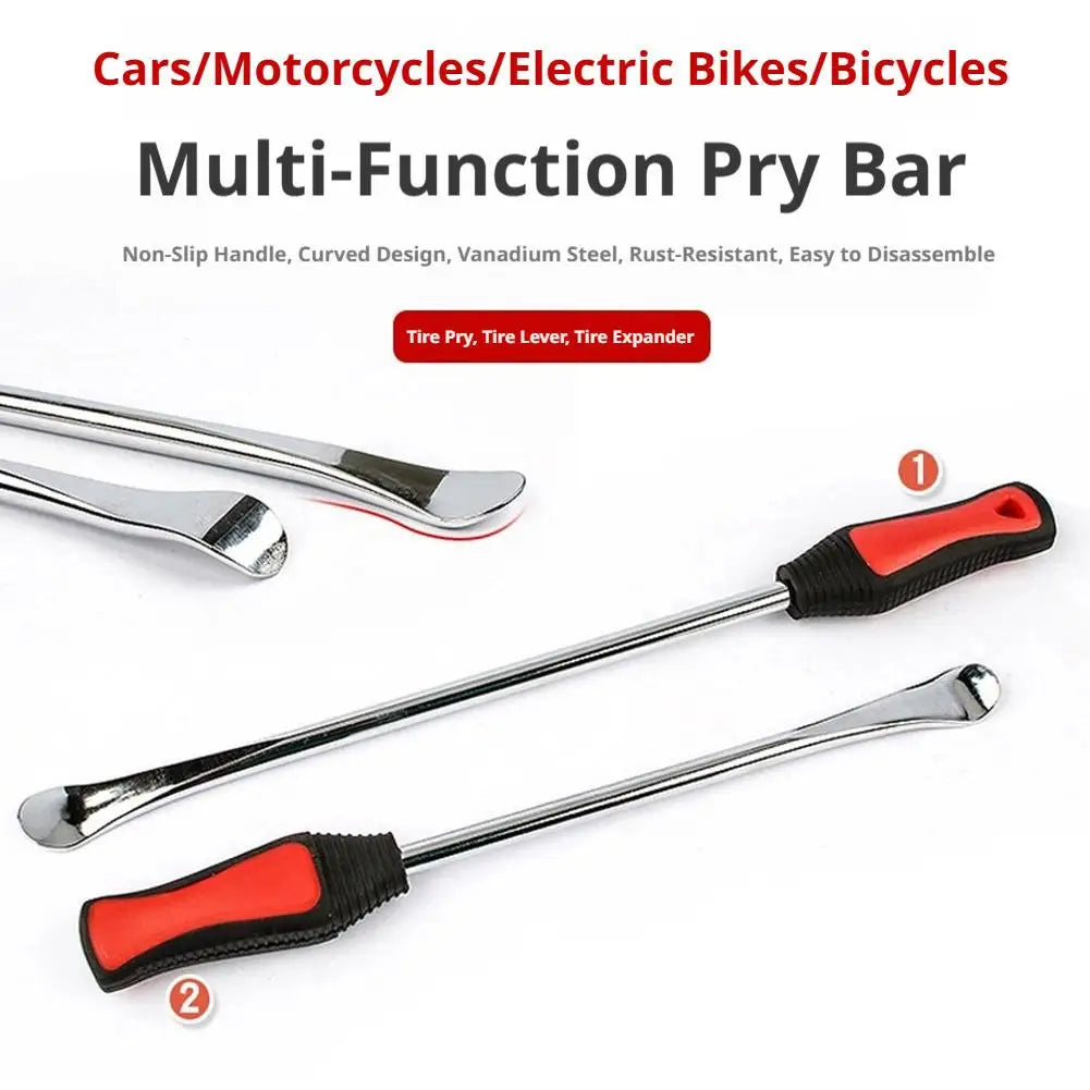 Tire Iron Spoon Lever Kit for Motorcycle, Bike & Scooter