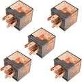 Waterproof Relay DC 12V 100A Relay SPDT 5 Pin Relay Car Heavy Duty Split Charge Waterproof Transparent Case Oasis Select 5pcs