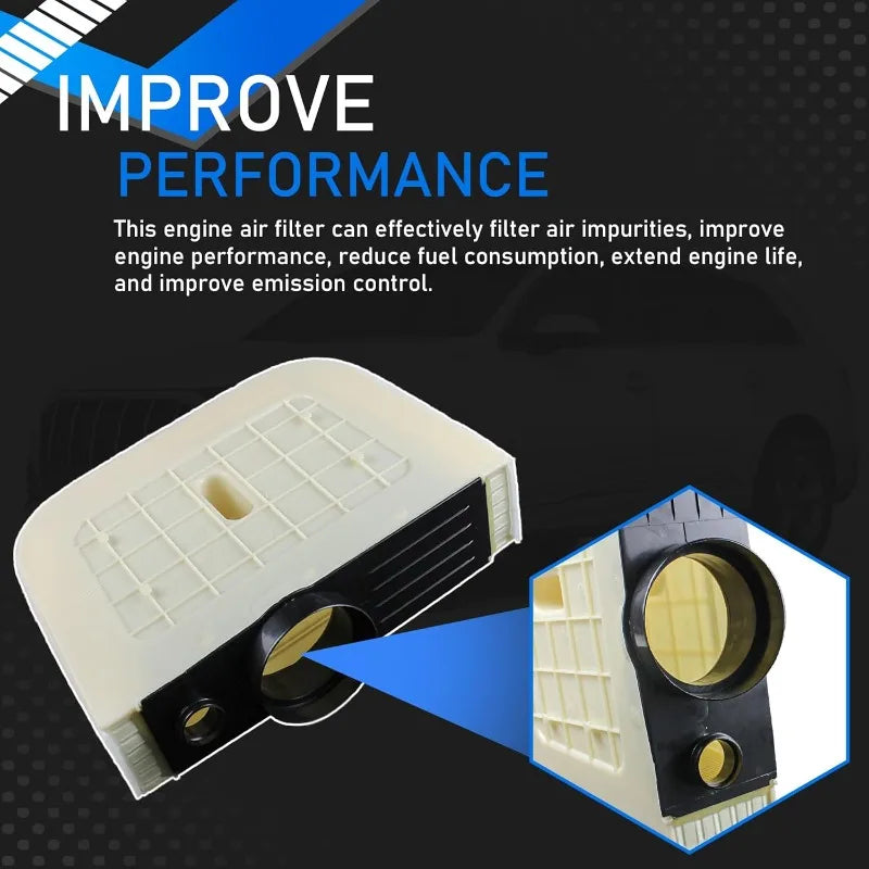 For 2016-2022 Audi Q7 L4 2.0L V6 3.0L Engine Air Filter OEM Quality Replaces PA99826 C38011 E1338L LX3233 4M0133843C Auto Parts Oasis Select