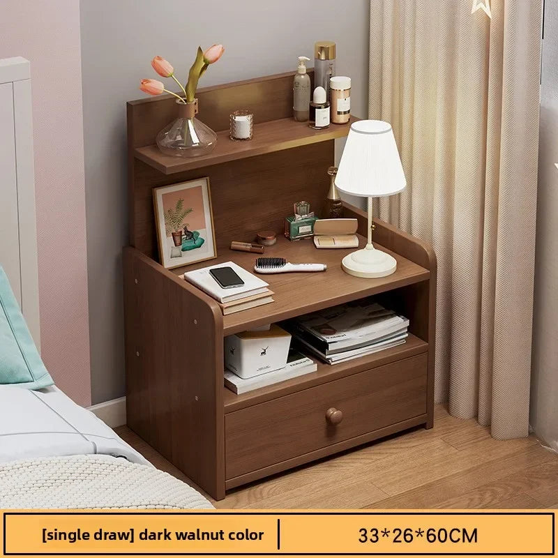 Multi-functional Household Goods Bedside Table Wide Small Chest Cabinet Multi-layer Locker With Drawers Small Cabinet Oasis Select Single draw D