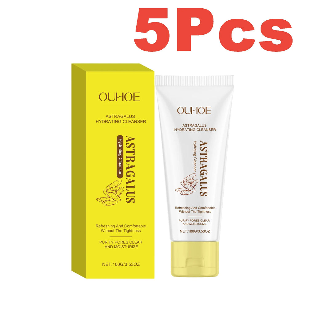 Astragalus Root Hydrating Facial Cleanser – Deep Cleanse 100g Facial Cleanser Oasis Select 5 x 100g Boxed