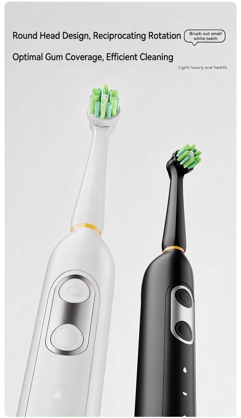 Rechargeable Electric Toothbrush – 3 Modes, Whitening, Travel