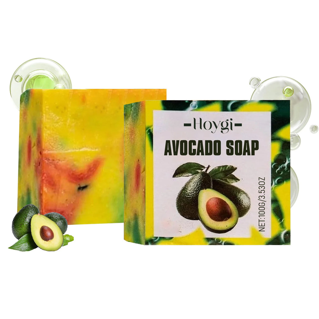 Hoygi Avocado Soap Even Skin Tone Brightening Skin Nourishing Moisture Lock Softening Skin Repairing Natural Handmade Soap 100g Oasis Select 100g