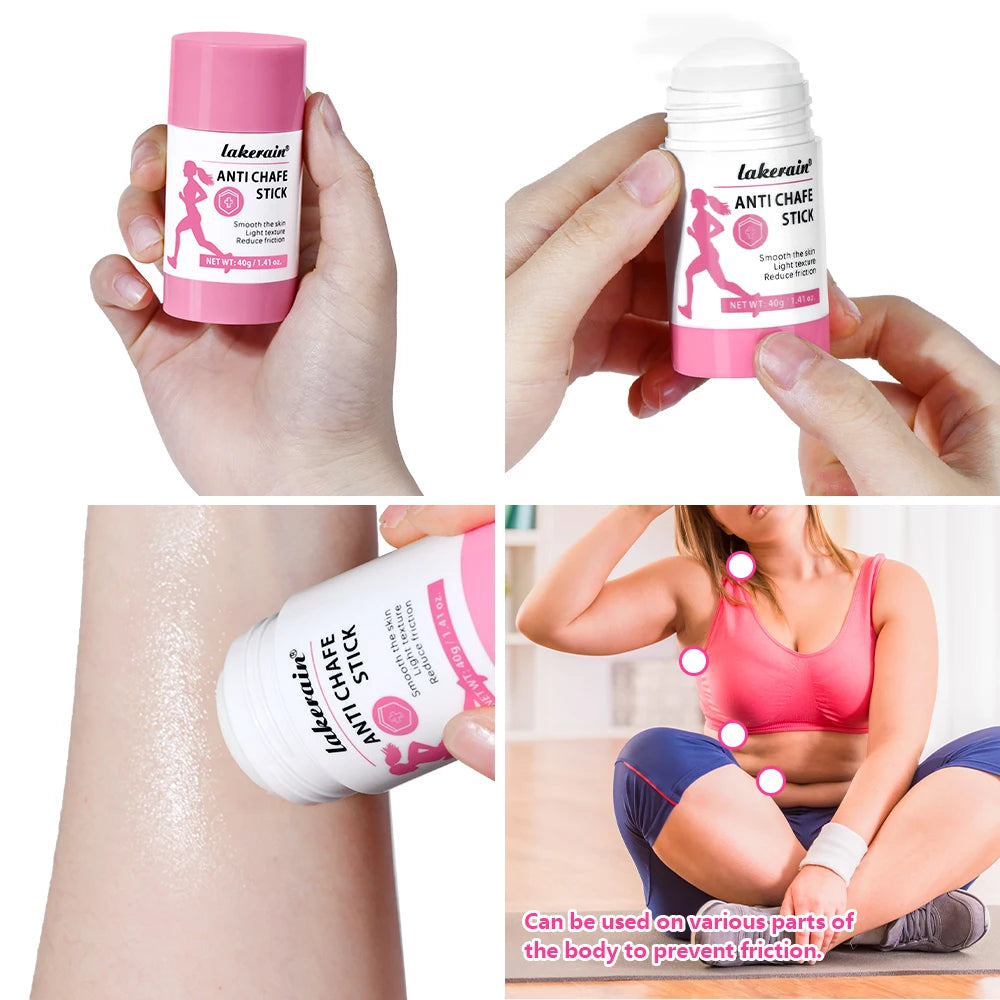 Anti-Chafing Stick Friction Reducing Protection Moisturizing Dry Skin Running Chafe Stick For Heel Lower Arm Thigh Skin Care Oasis Select