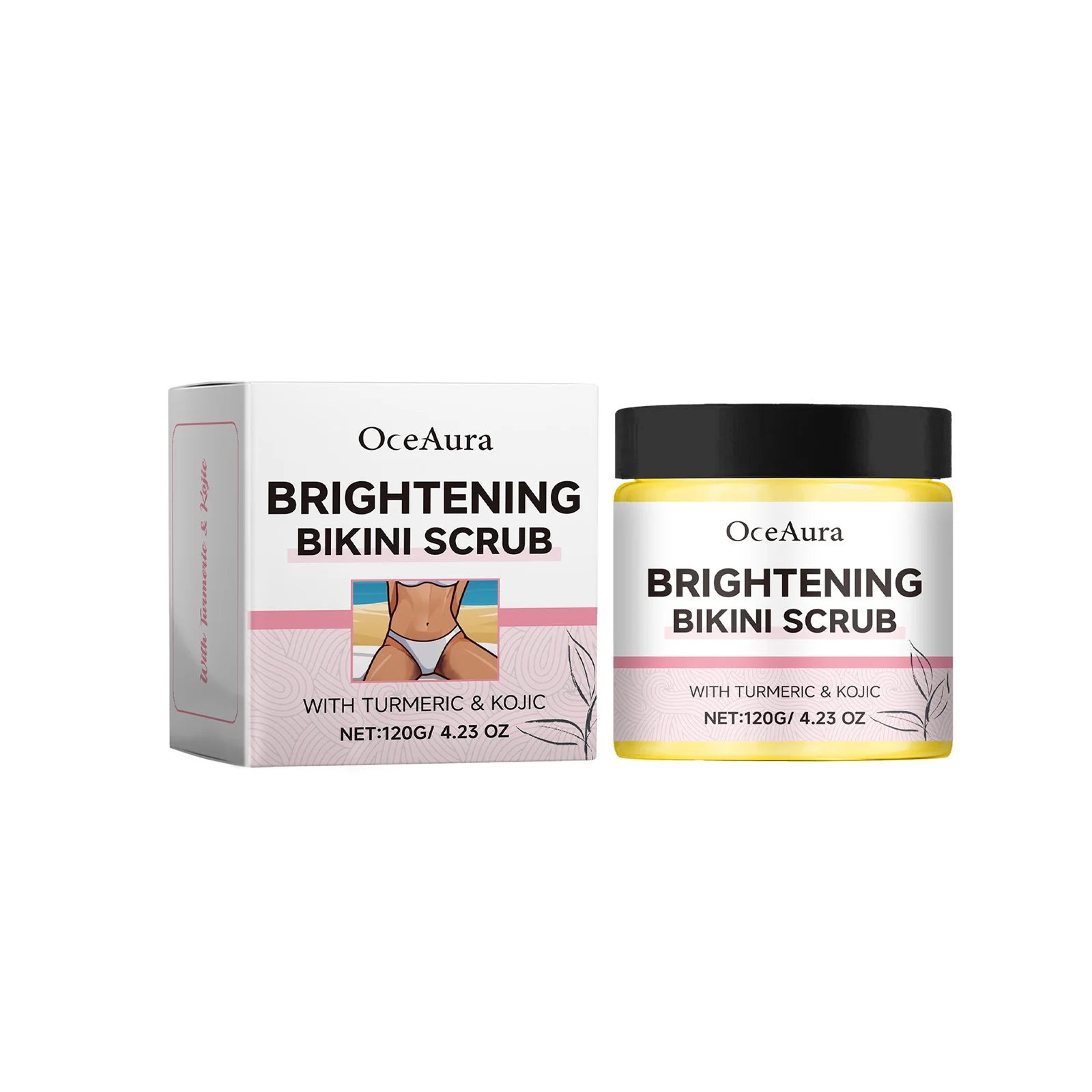 Vitamin Body Brighten Scrub Deep Cleansing Underarm Removes Dirt Improve Bleaching Exfoliate Dead Skin Private Parts Care Scrubs Oasis Select 120g Boxed