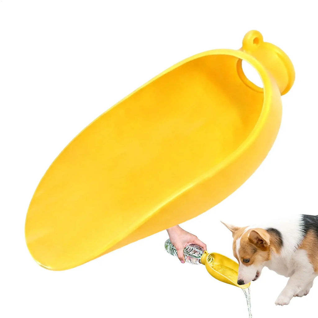 Dog Bottle Water Dispenser Foldable Portable Pet Supplies Dog Walking Accessories Water Bowl for Hiking Camping Backpacking Oasis Select