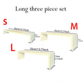 1pc ladder style wooden jewelry display rack long/short bracelet storage display rack countertop style store display rack Oasis Select Yellow-Long Style
