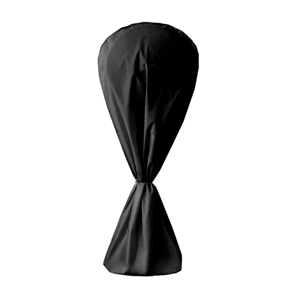 Oxford Cloth Floor Fan Dust Cover – Waterproof & Dustproof 57" Fan Dust Cover Oasis Select Black
