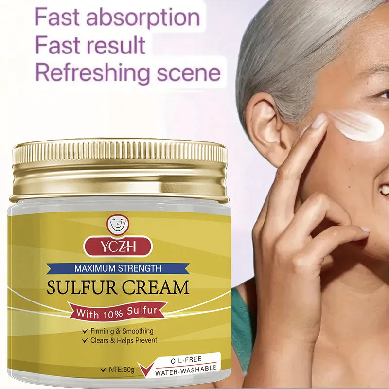 YCHZ Sulfur Cream – Pore Minimizing, Firming & Oil Control 50g
