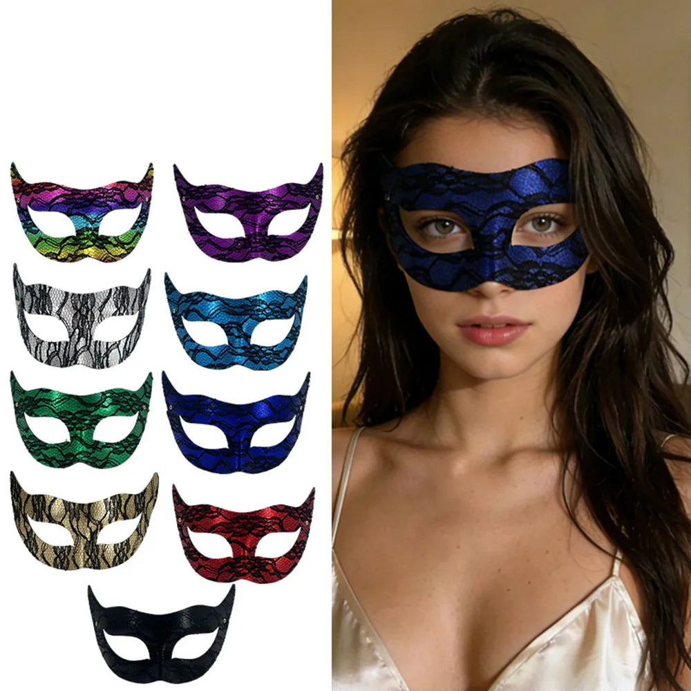 Pvc Half-Face Mask Half-Face Design Princess Masquerade Mask Halloween Mask Pvc Material For Costume Events Halloween Carnival Oasis Select
