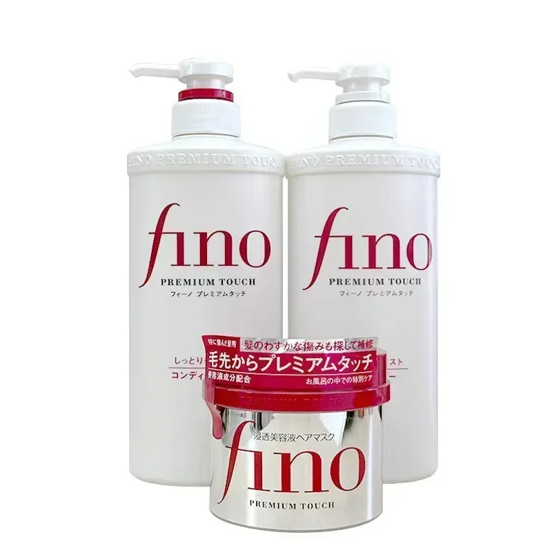 Japanese Fino Shampoo Conditioner 550ml Oil-controlled Flush and Soft Improve Frizz-damaged Hair Mask Hair Mask-230g Oasis Select