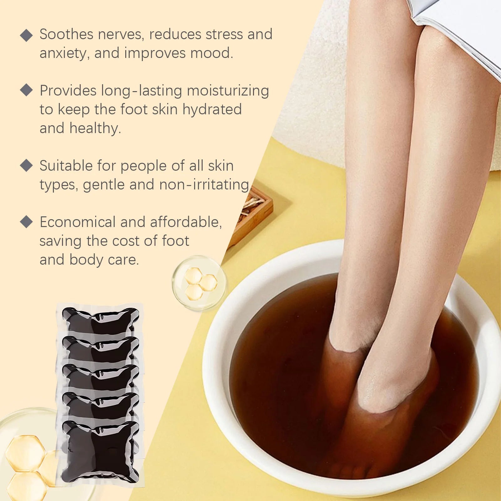 Herbal Foot Bath Beads – Moisturizing & Nourishing Foot Soak Herbal Foot Soak Oasis Select