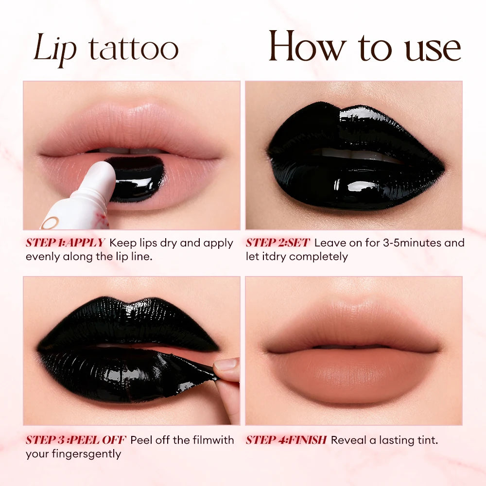 O.TWO.O Peel-Off Lip Stain | 48H Waterproof Matte Lip Tint