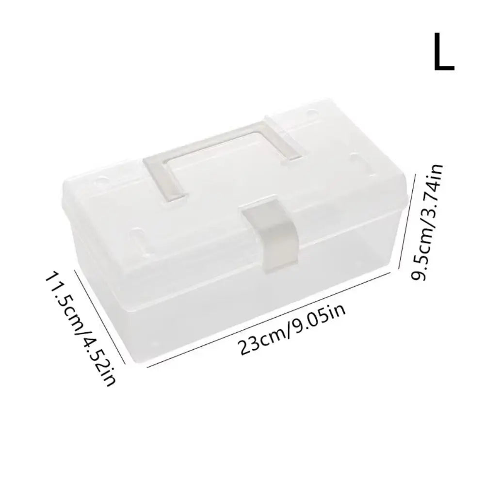 Storage Box Household Miscellaneous Storage Box Large-Capacity Waterproof Dustproof Jewelry Bead Container Desktop Storage Case Oasis Select Large