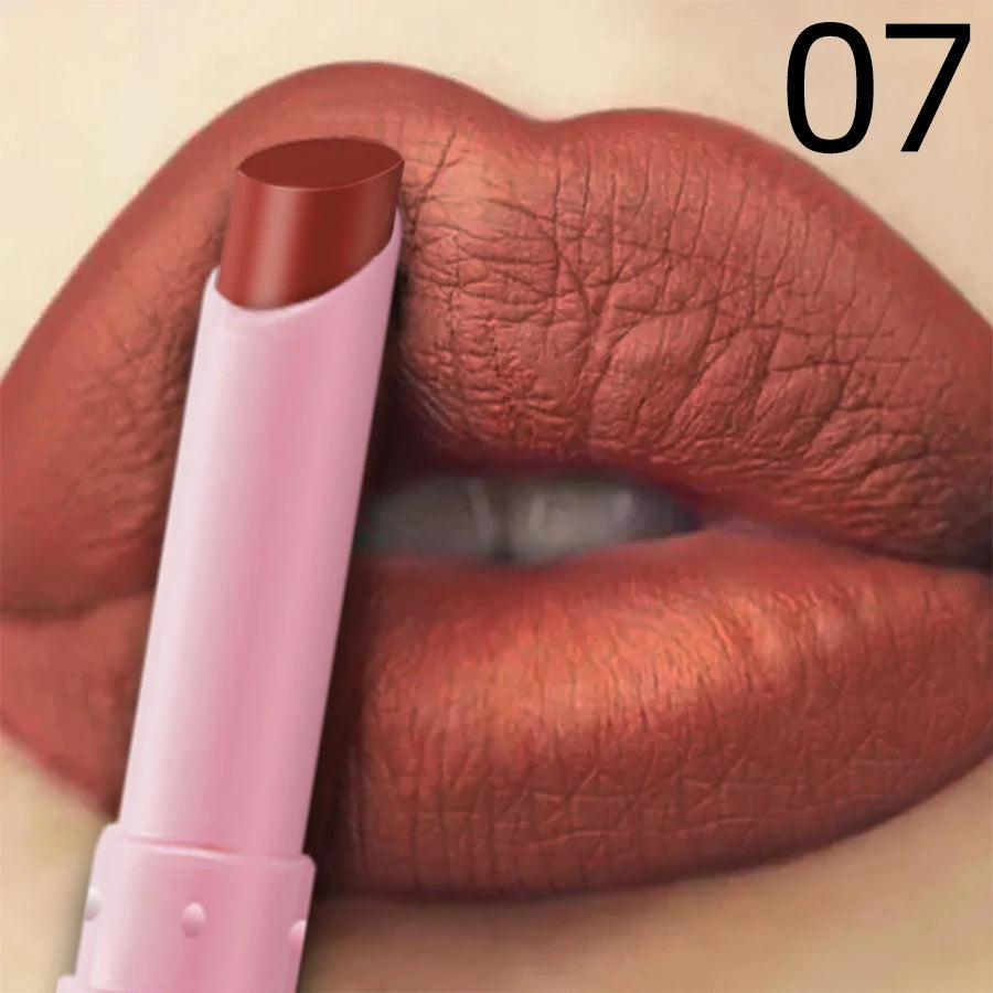 KAFURUX 15-Color Velvet Matte Lipstick – Long-Lasting Lip Tint