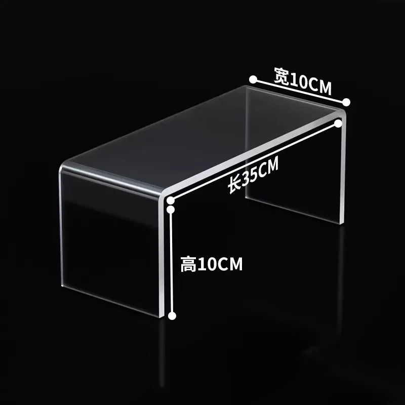 Acrylic U-Shape Desktop Storage Rack | Cosmetics & Shelf Organizer