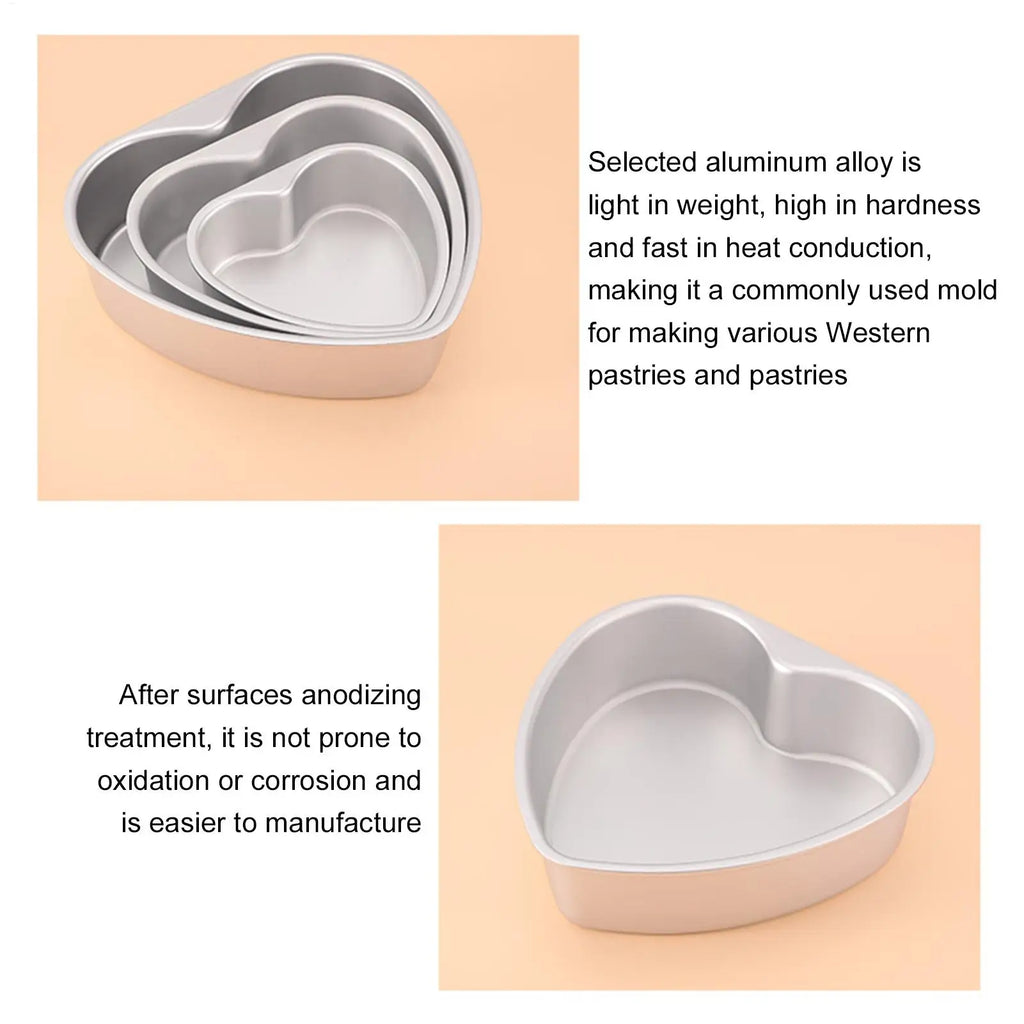 Cake Pan 6/8/10 Inch Heart Shaped Cake Pan Non-Stick Cake Pan Mold For Wedding Birthday Baking Cake Tin Cheesecake Pan Cake Mold Oasis Select