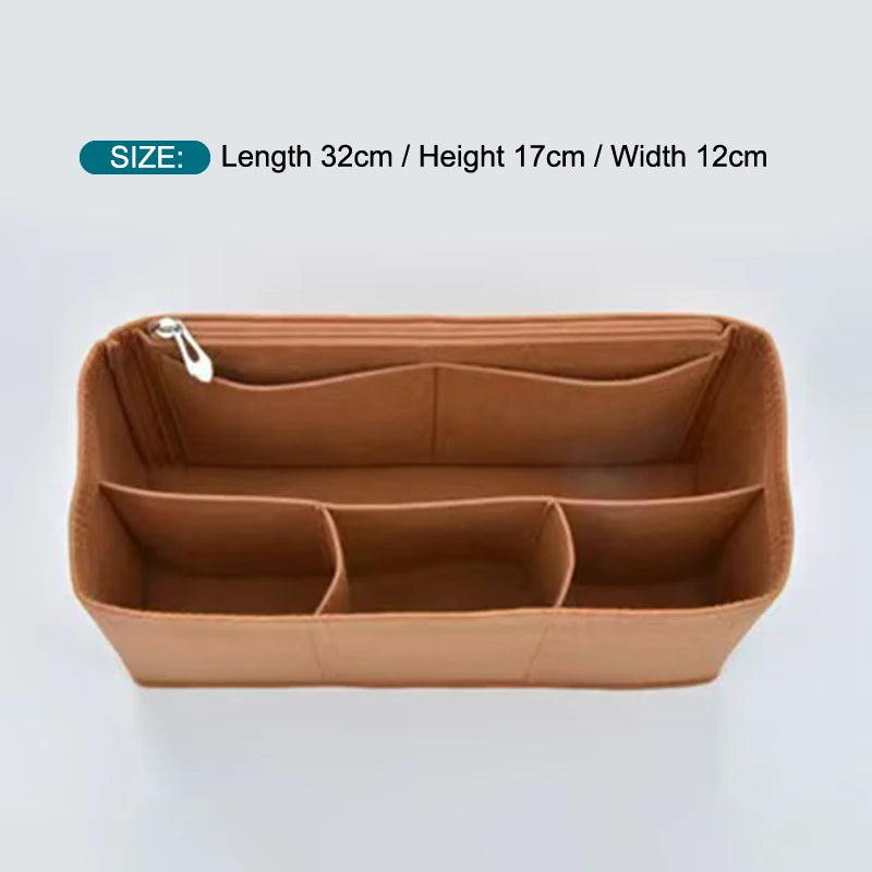 Felt Purse Organizer Insert – Bag Shaper & Storage Liner