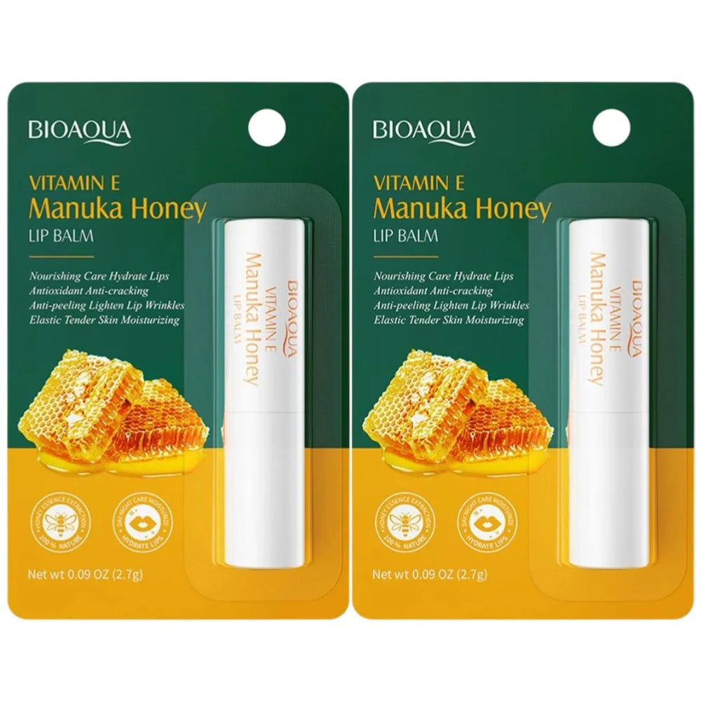 BIOAOUA Vitamin E & Honey Lip Balm – Moisturizing Stick